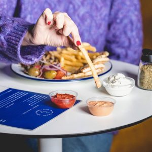 Budapest 5 kerület Blue Agori Bazilika Greek Street Food Bar